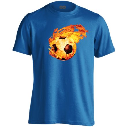 TűzGolyó BMTE szurkoló férfi póló (kék)