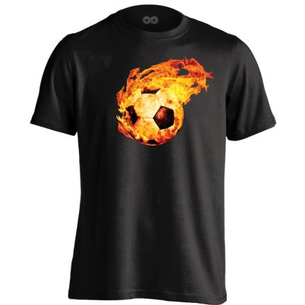TűzGolyó BMTE szurkoló férfi póló (fekete)