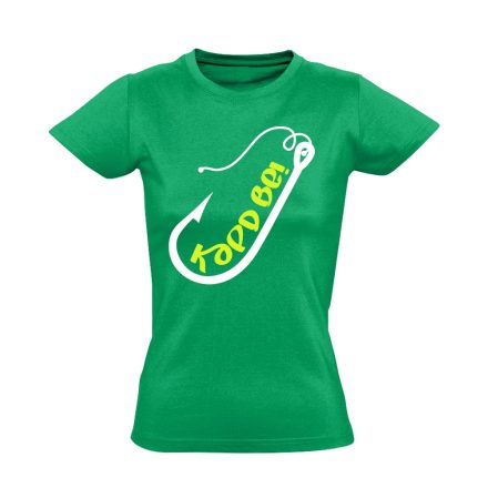 Kívánság pecás női póló (zöld)
