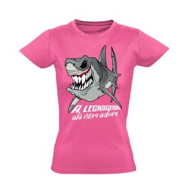 CsakAKapitál pecás női póló (rózsaszín)