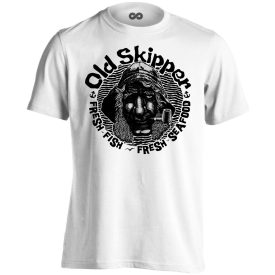 VénKapitány pecás férfi póló (fehér)