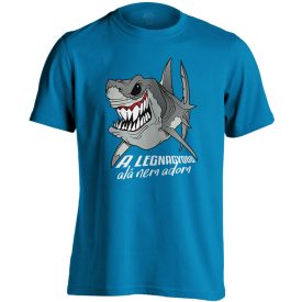 CsakAKapitál pecás férfi póló (zafírkék)