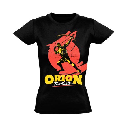 Orion íjászos női póló (fekete)