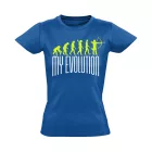 MyEvolution íjászos női póló (kék)