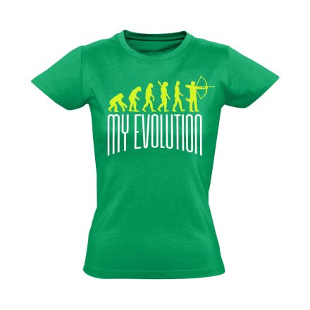 MyEvolution íjászos női póló (zöld)