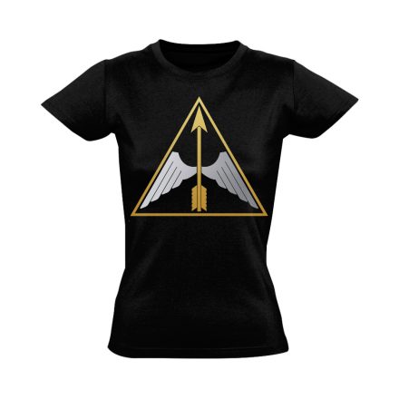 Triangulum íjászos női póló (fekete)
