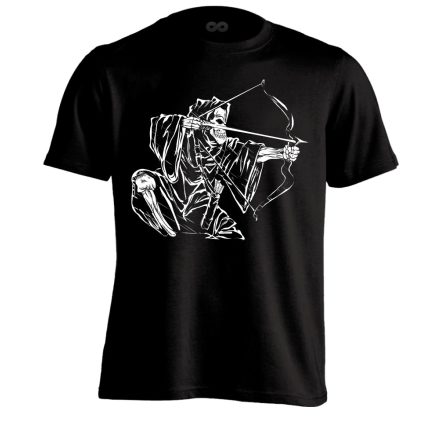 HalálHozó íjászos férfi póló (fekete)