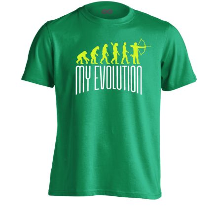 MyEvolution íjászos férfi póló (zöld)