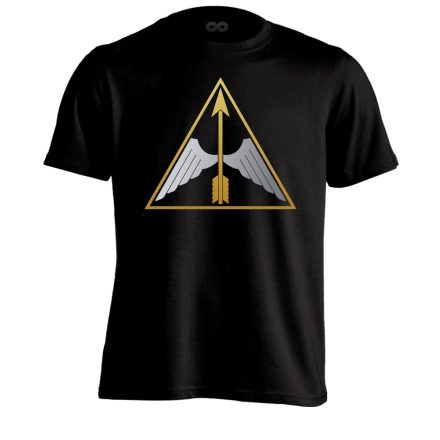 Triangulum íjászos férfi póló (fekete)