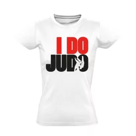 JustJudoIt dzsúdós női póló (fehér)