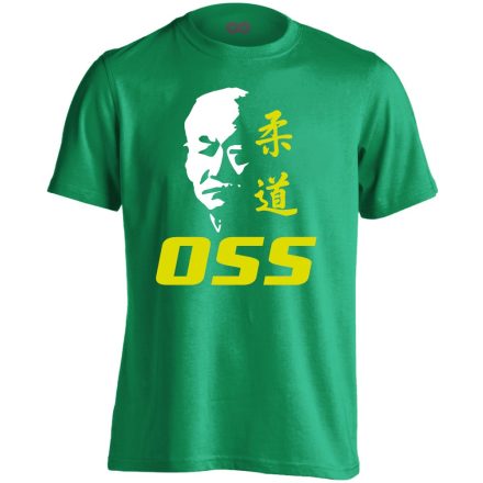 SenseiNiRei dzsúdós férfi póló (zöld)