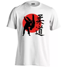 NipponFight dzsúdós férfi póló (fehér)