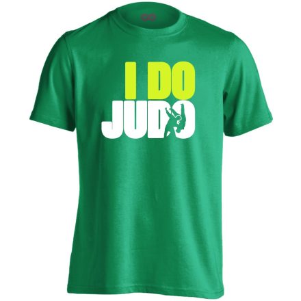 JustJudoIt dzsúdós férfi póló (zöld)