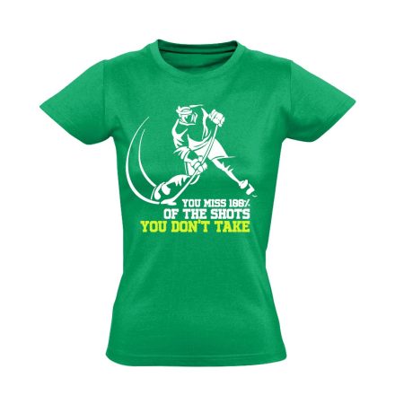 Take The Shot jégkorongos női póló (zöld)