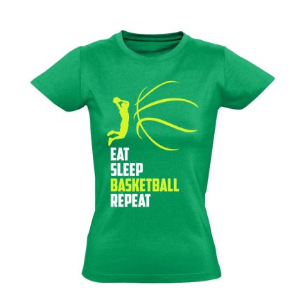 NapiRutin kosárlabdás női póló (zöld)