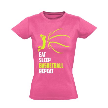 NapiRutin kosárlabdás női póló (rózsaszín)