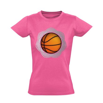Maori kosárlabdás női póló (rózsaszín)