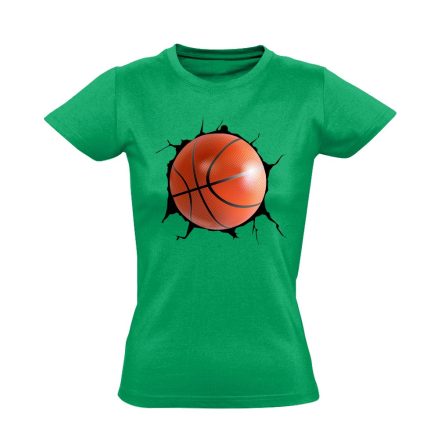 Betörő kosárlabdásnői póló (zöld)
