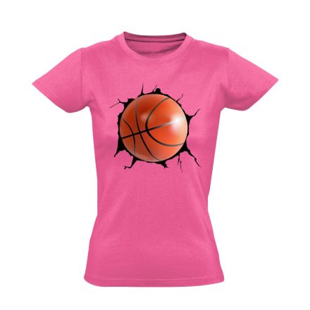 Betörő kosárlabdásnői póló (rózsaszín)