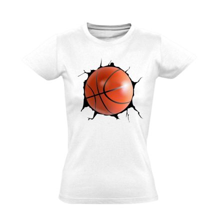 Betörő kosárlabdásnői póló (fehér)