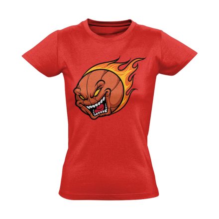 LángoLabda kosárlabdásnői póló (piros)