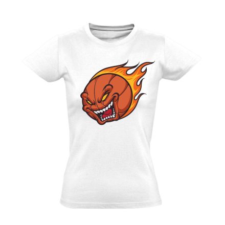 LángoLabda kosárlabdásnői póló (fehér)