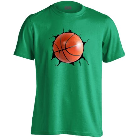 Betörő kosárlabdásférfi póló (zöld)