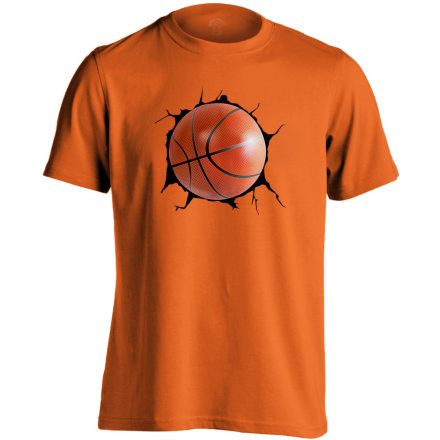 Betörő kosárlabdásférfi póló (narancssárga)