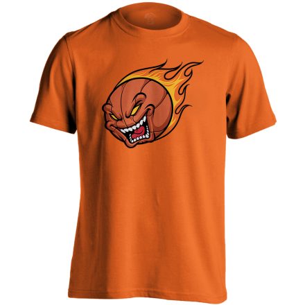 LángoLabda kosárlabdásférfi póló (narancssárga)