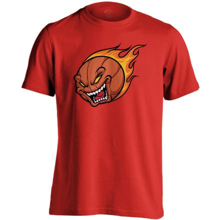 LángoLabda kosárlabdásférfi póló (piros)