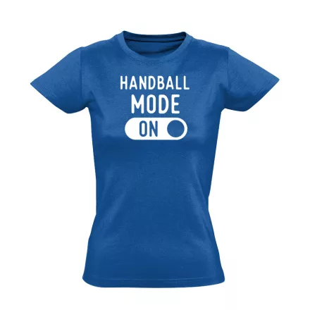 Handball mode on kézilabdás női póló (kék)