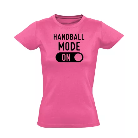 Handball mode on kézilabdás női póló (rózsaszín)