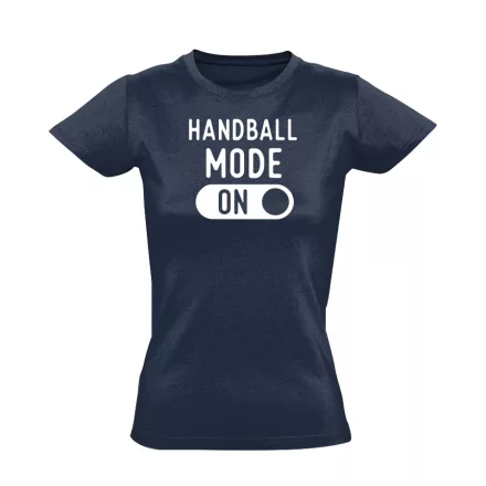 Handball mode on kézilabdás női póló (tengerészkék)