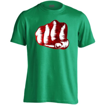 Fegyverem MMA férfi póló (zöld)