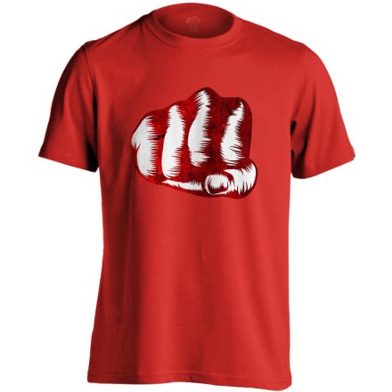 Fegyverem MMA férfi póló (piros)