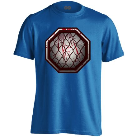 Octagon MMA férfi póló (kék)