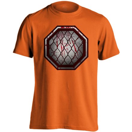 Octagon MMA férfi póló (narancssárga)