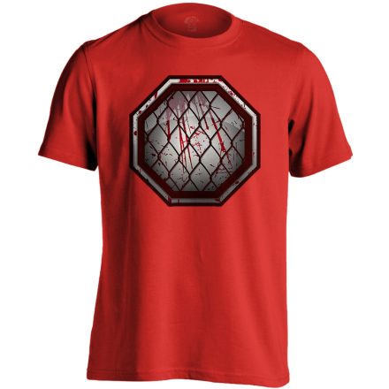 Octagon MMA férfi póló (piros)