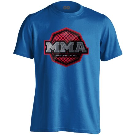 Hitem MMA férfi póló (kék)