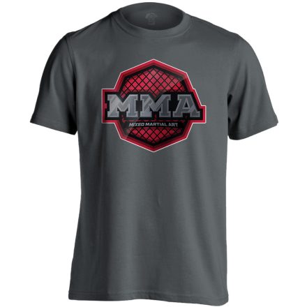 Hitem MMA férfi póló (szénszürke)