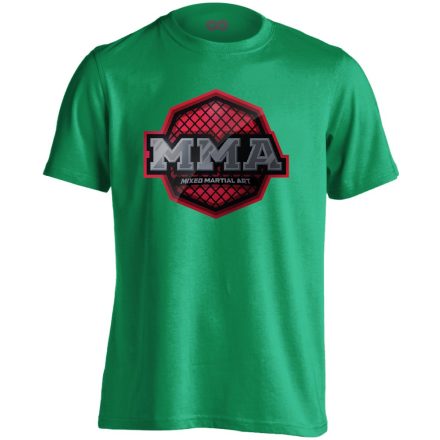 Hitem MMA férfi póló (zöld)