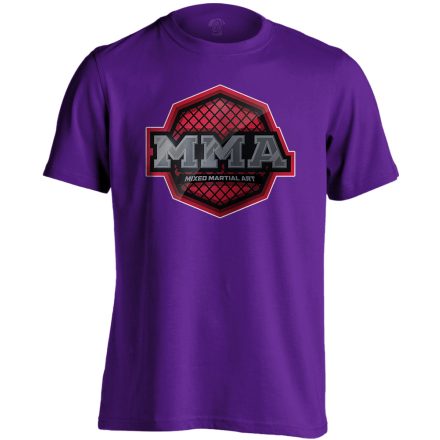 Hitem MMA férfi póló (lila)
