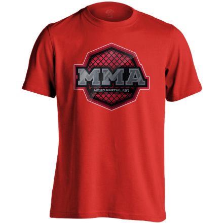 Hitem MMA férfi póló (piros)