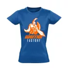 Warrior Factory obstacle run női póló (kék)