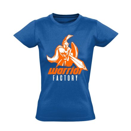 Warrior Factory obstacle run női póló (kék)
