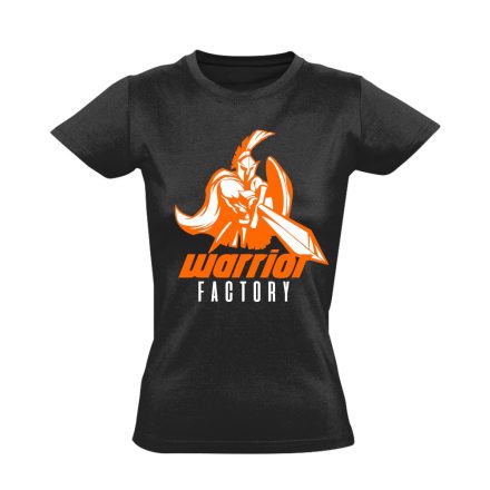 Warrior Factory obstacle run női póló (fekete)
