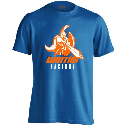 Warrior Factory obstacle run férfi póló (kék)