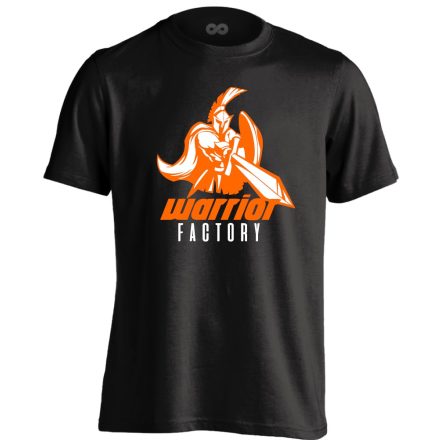Warrior Factory obstacle run férfi póló (fekete)