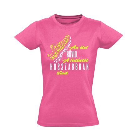HosszúÉlet futós női póló (rózsaszín)