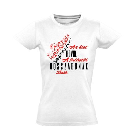 HosszúÉlet futós női póló (fehér)